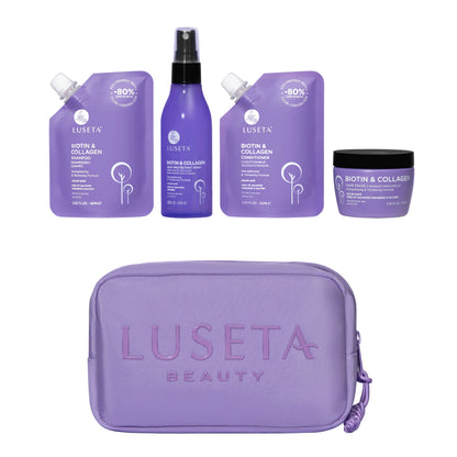 Luseta Beauty - Biotin & Collagen Jet-Set Hair Strengthen Kit