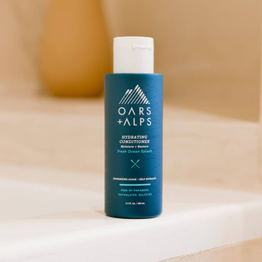 Oars + Alps - Travel Size Hydrating Men's Conditioner, Sulfate Free TSA