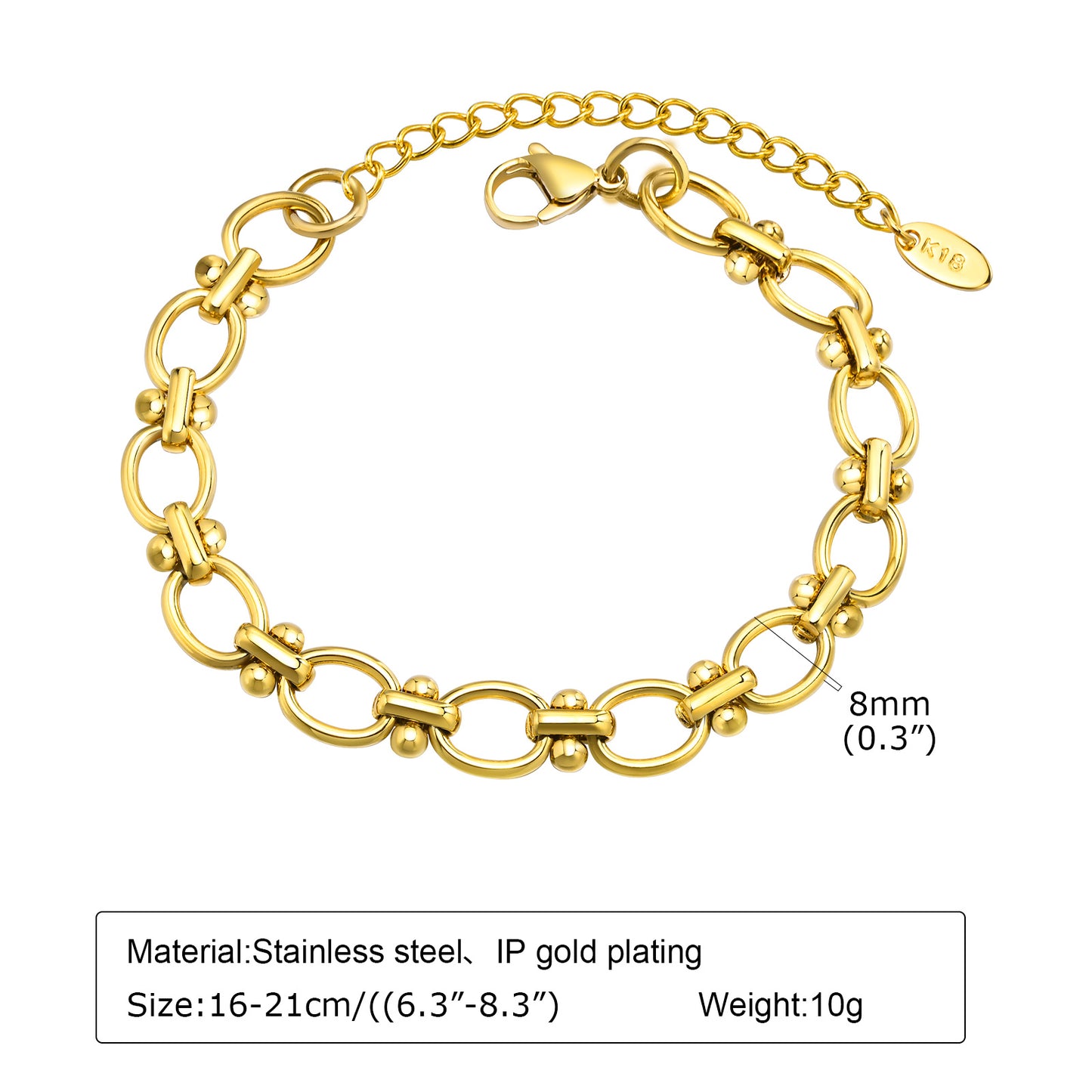 The MiNiT Shop | The Golden Bloom Bracelet