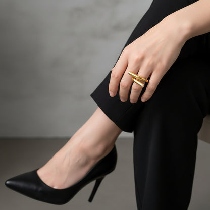 The MiNiT Shop | Open Bar Gem Ring