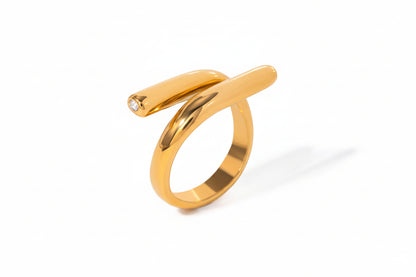 The MiNiT Shop | Open Bar Gem Ring