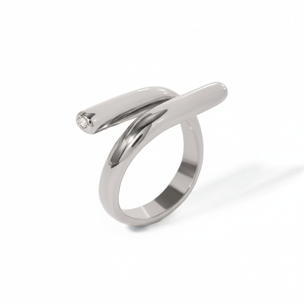 The MiNiT Shop | Open Bar Gem Ring