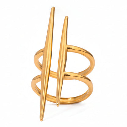 The MiNiT Shop | The Twin Spike Ring