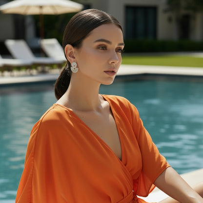 The MiNiT Shop | Sahara Sunburst Drop Earrings