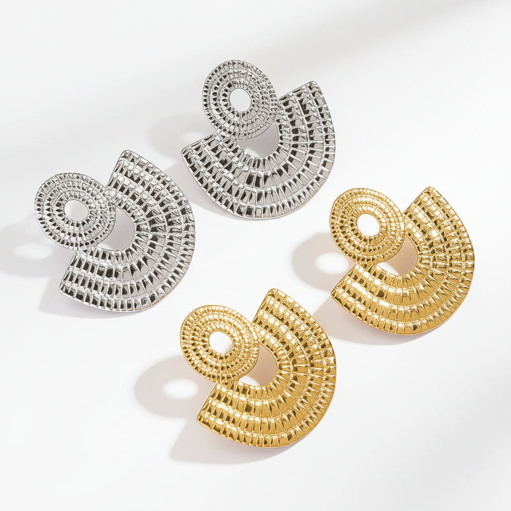 The MiNiT Shop | Sahara Sunburst Drop Earrings
