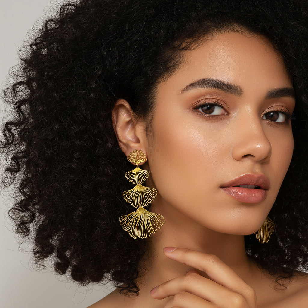The MiNiT Shop | Bali Breeze Frill Drop Earrings