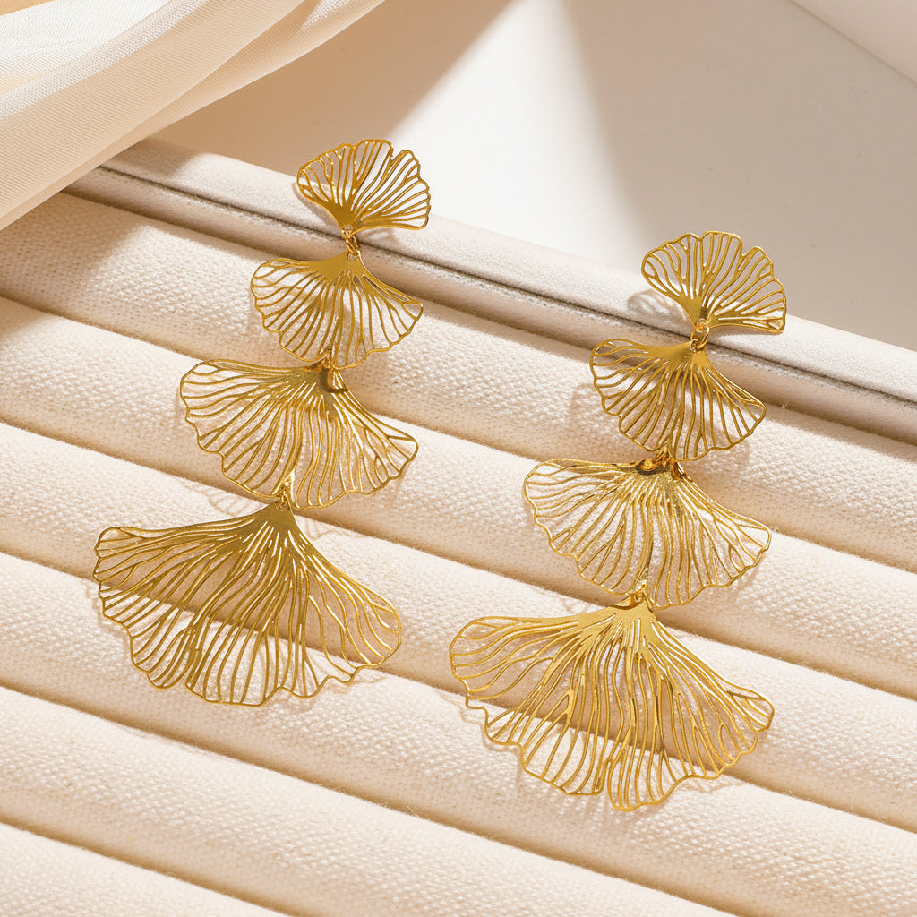 The MiNiT Shop | Bali Breeze Frill Drop Earrings