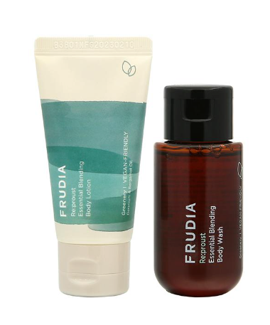 FRUIDA Vegan Essential Blending Body Lotion + Wash Travel Kit