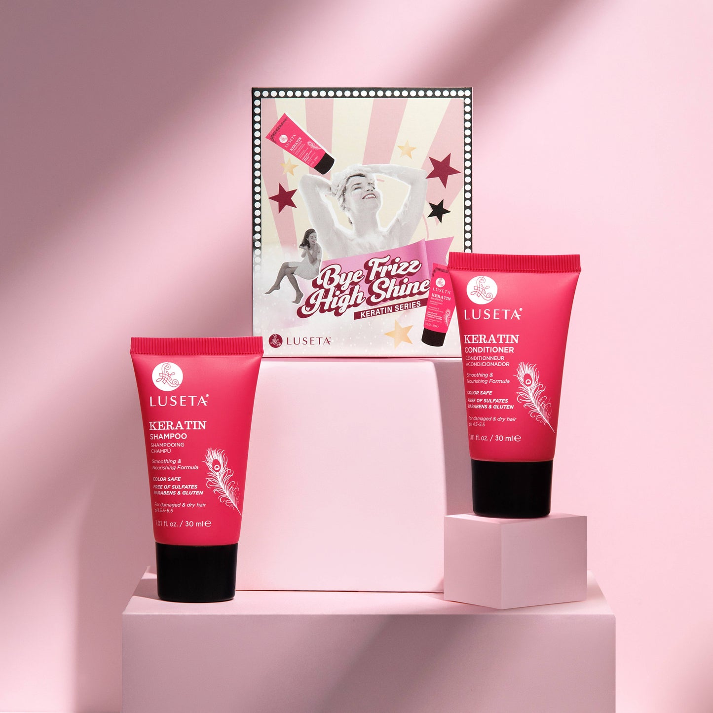 Luseta Beauty - Keratin Travel Set - 2 x 1.01oz