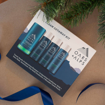 Oars + Alps - Clean Getaway Kit Men's Travel Essentials Gift Set