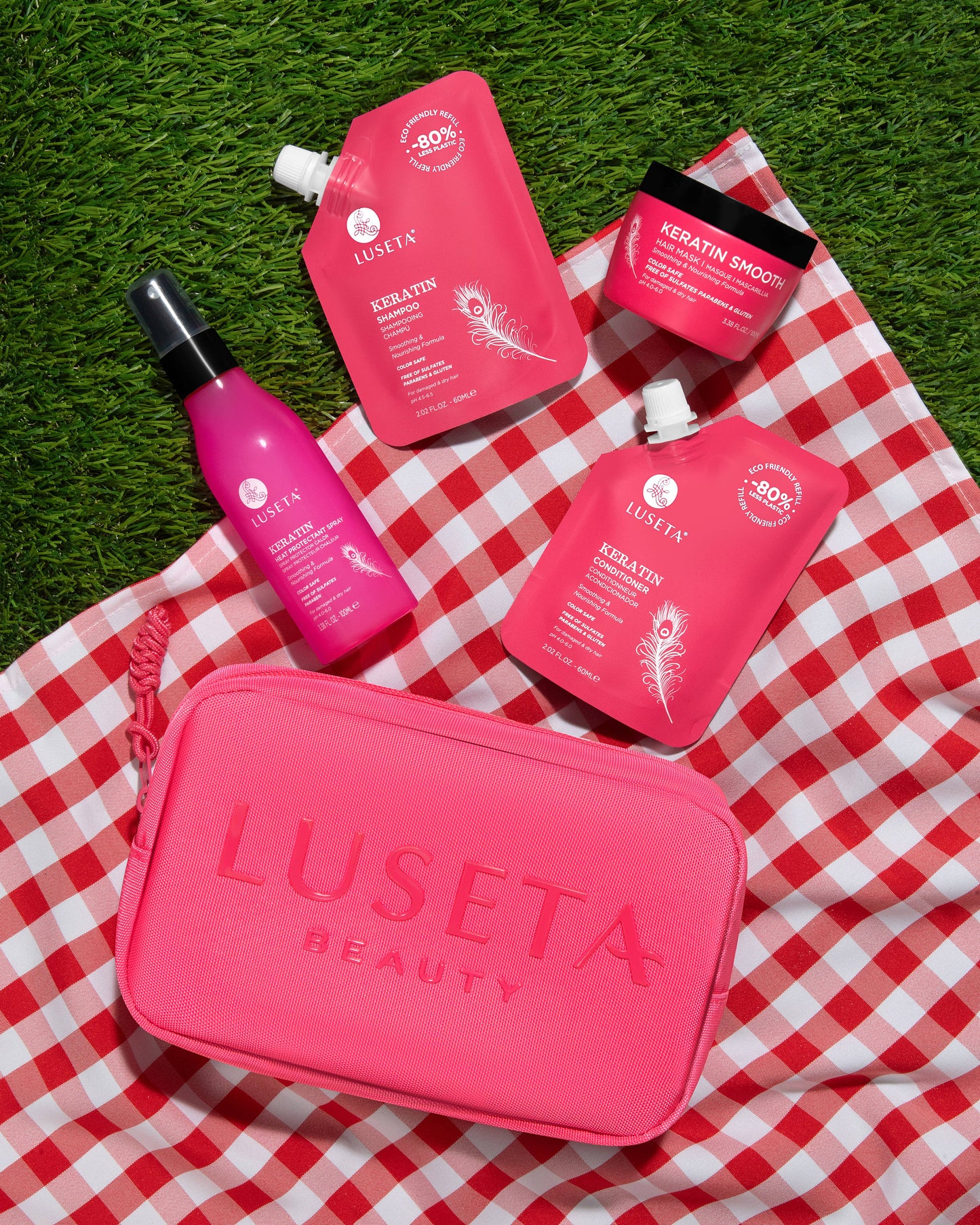 Luseta Beauty - Keratin Jet-Set Hair Smooth Kit