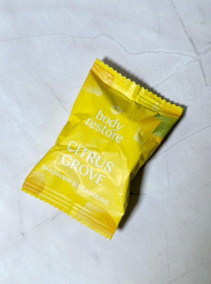 BODY RESTORE Shower Steamer Single Use Bath Bomb Self Care: Lavender