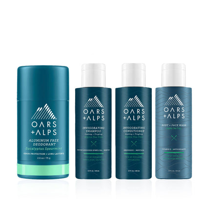 Oars + Alps - Clean Getaway Kit Men's Travel Essentials Gift Set