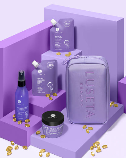 Luseta Beauty - Biotin & Collagen Jet-Set Hair Strengthen Kit