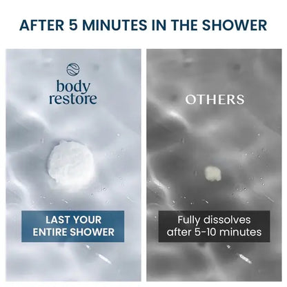 BODY RESTORE Shower Steamer Single Use Bath Bomb Self Care: Citrus Grove
