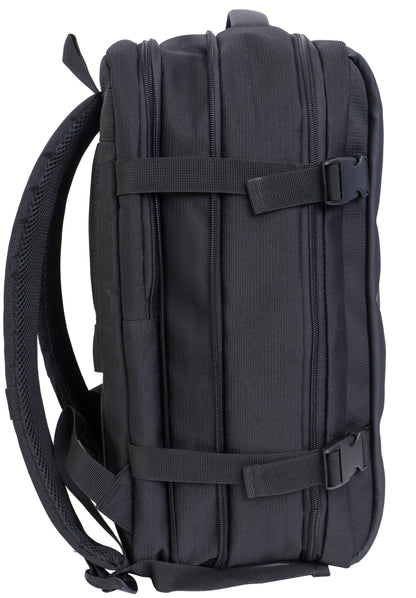 Jack Abrahams | The Mitchell | Men's 18-In Tarpaulin Expandable Travel Backpack with USB Port