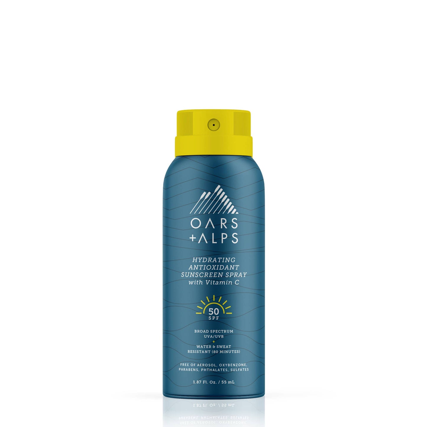 Oars + Alps - Travel Size Men's Hydrating Antioxidant SPF 50 Spray, TSA